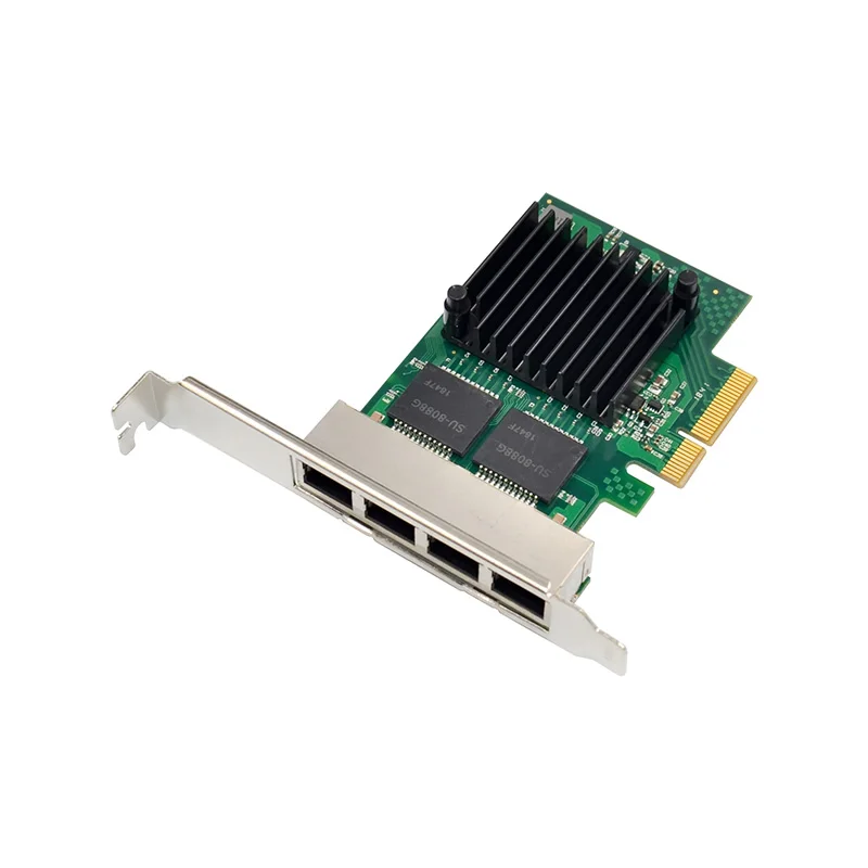 350T4 PCI E X4 четырехпортовый 10/100 Мбит/с гигабитная Ethernet Сетевая карта серверный