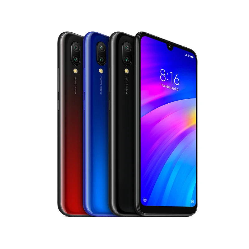Глобальная версия оригинал Xiaomi Redmi 7 3 ГБ 32 Восьмиядерный процессор Snapdragon 632 12 МП