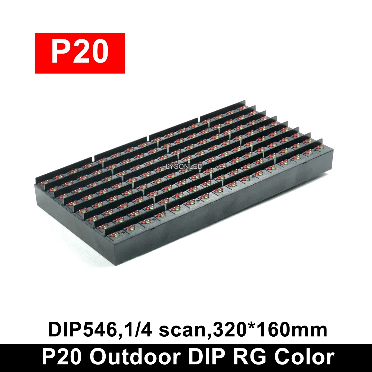 Специальное предложение внешний двухцветный светодиодный модуль дисплея 320*160 мм