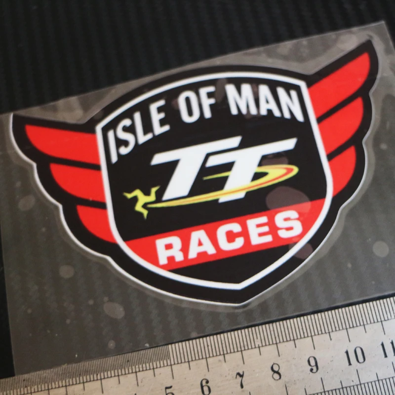 1 шт. автомобильные наклейки для стайлинга отражающие TT Isle of Man RACES wing|Наклейки на