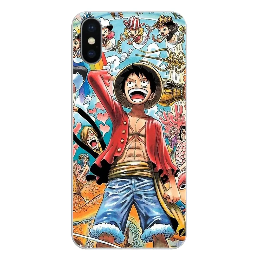 anime One Piece luffy Law Chopper Cover For iPhone XS Max XR X 4 4S 5 5S 5C SE 6 6S 7 8 Plus Samsung Galaxy J1 J3 J5 J7 A3 A5 |