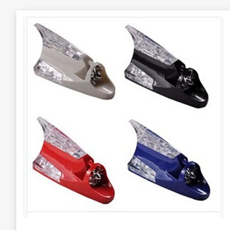 Автомобильная антенна плавник акулы LED мощность ветра освещенные воздушные