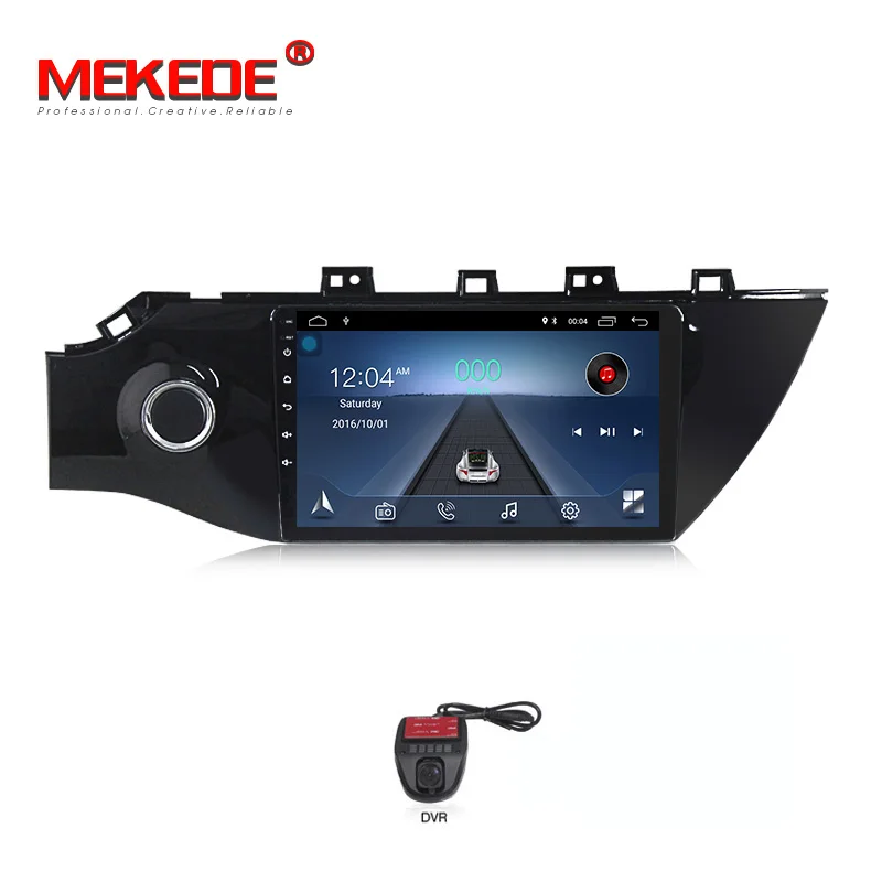 2018 DVD DVR MEKEDE Android 8,1 Автомобильный gps радио Мультимедиа Видео плеер gps навигация " для KIA RIO 4 седан 2 din без dvd - Цвет: 2018 DVD DVR