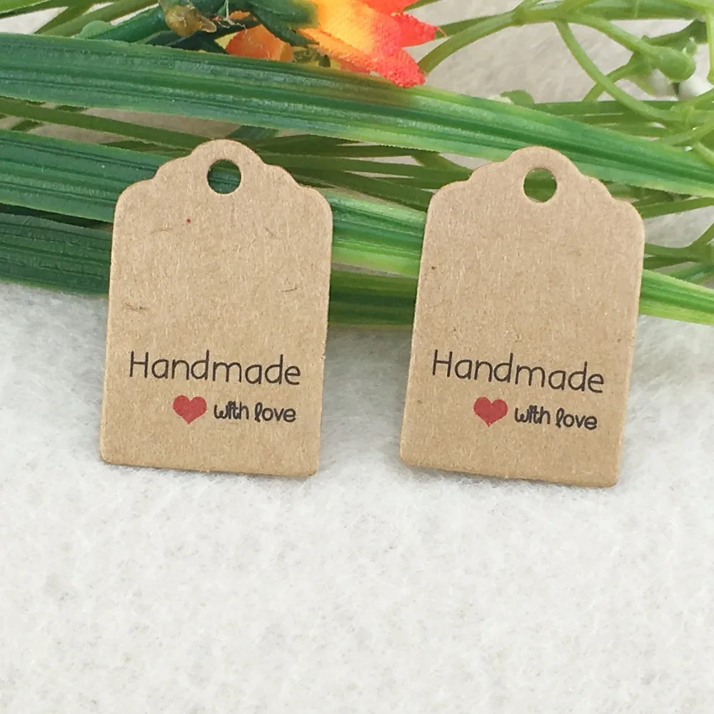 3x2cm10 0 шт./лот крафт бирки отличное качество коричневые бумажные для подарков