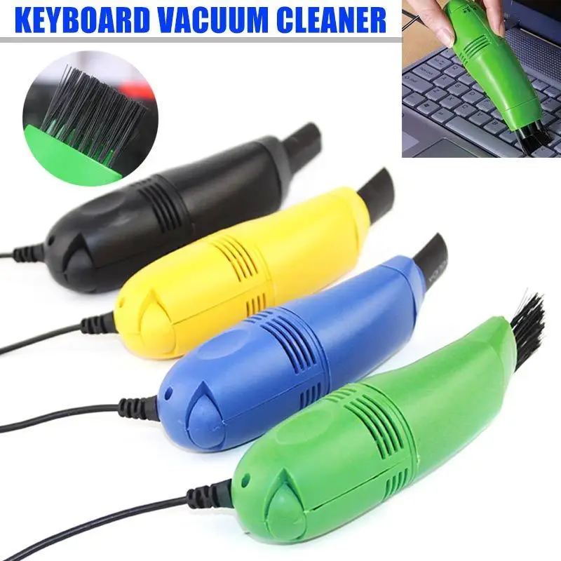 

4Pcs Computer PC Keyboard Mini USB Vacuum Dust Cleaner Portable Brush Tools EM88