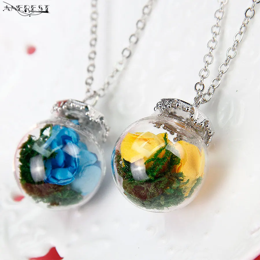 trendy flower pendant necklace female fashion cute costume jewelry charm womens clothing accessories birthday gifts lady C21102 | Украшения
