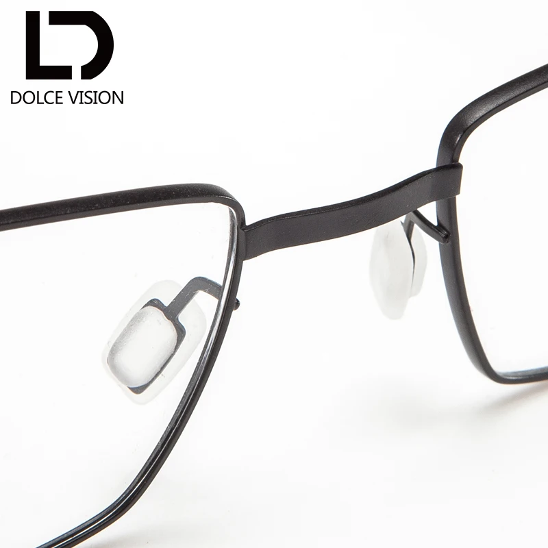 Мужские сверхлегкие очки с титановой оправой и полой для близорукости