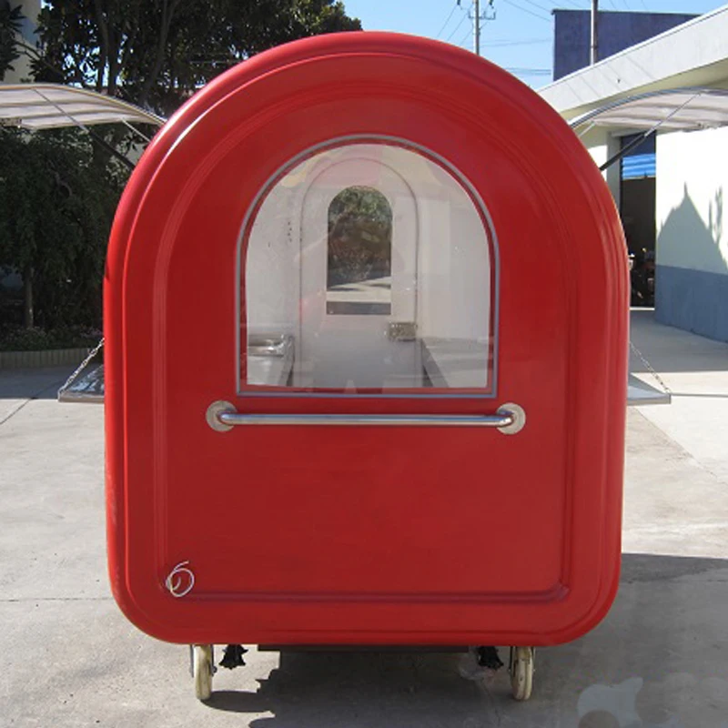 2 m Мобильная тележка для еды с жареным мороженым роликовая машина большим