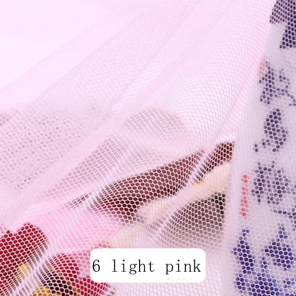 6 light pink Модная фатиновая юбка-пачка, Мягкая сетчатая ткань, марля, 1 метр* 160 см, для одежды/занавесок/москитной сетки/для шитья/рукоделия/домашнего текстиля 01 - Цвет: 6 light pink