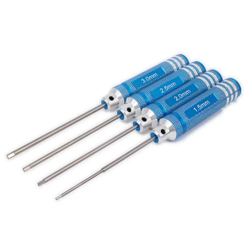 

1PC H1.5mm/2.0mm/2.5mm/3.0mm Handle Allen Hex Screwdrivers Key Driver Tool For RC Car/Heli HPI HSP Traxxas Axial Kyosho Tamiya
