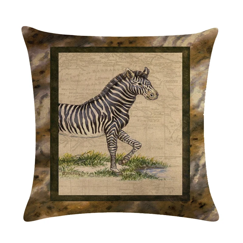 Animal patterns rely on pillowcases upholstery pillows sofa chairs 45 cm home decoration | Дом и сад