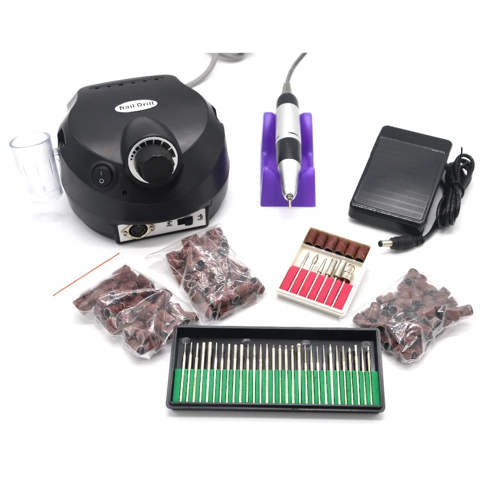 Новинка 2018 Хит черный профессиональный электрический аппарат для ногтей