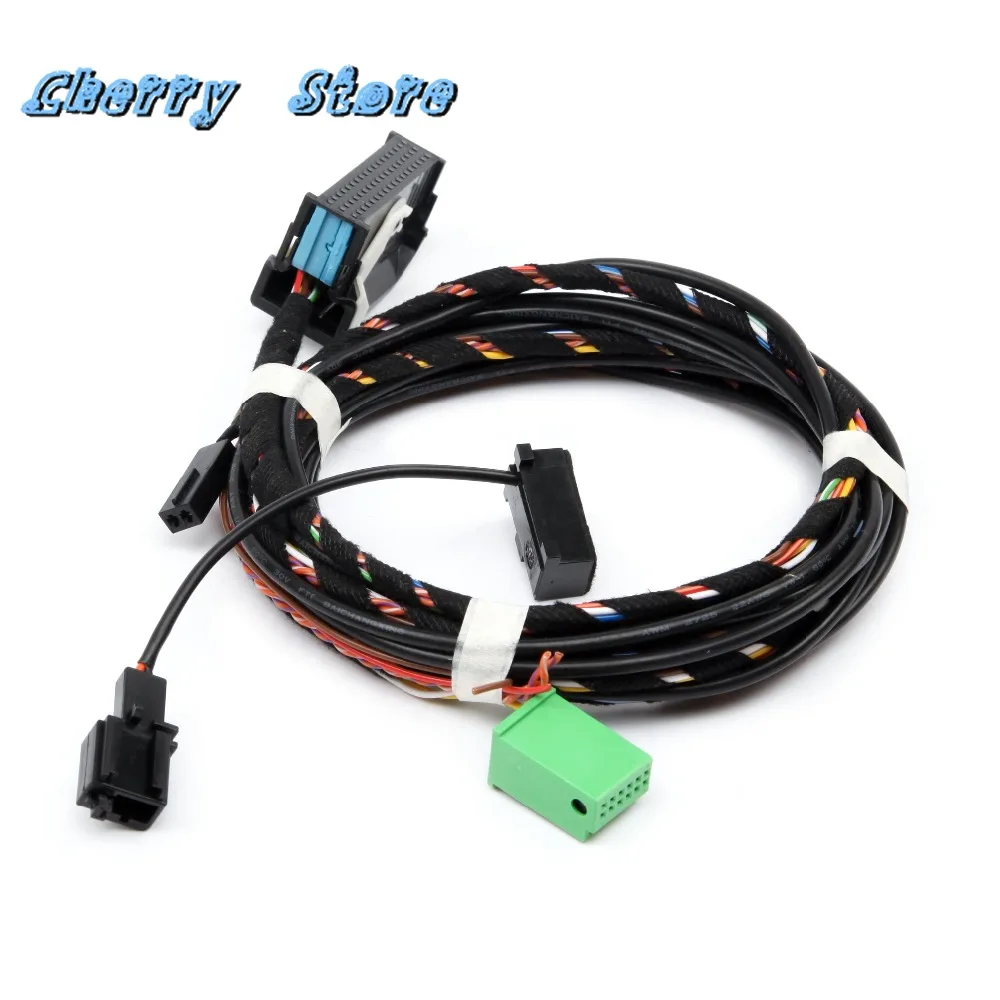 Новый 1K8 035 730 D прямой штекер 9W2 Bluetooth жгутовый кабель и комплект Mircophone для VW Golf Jetta