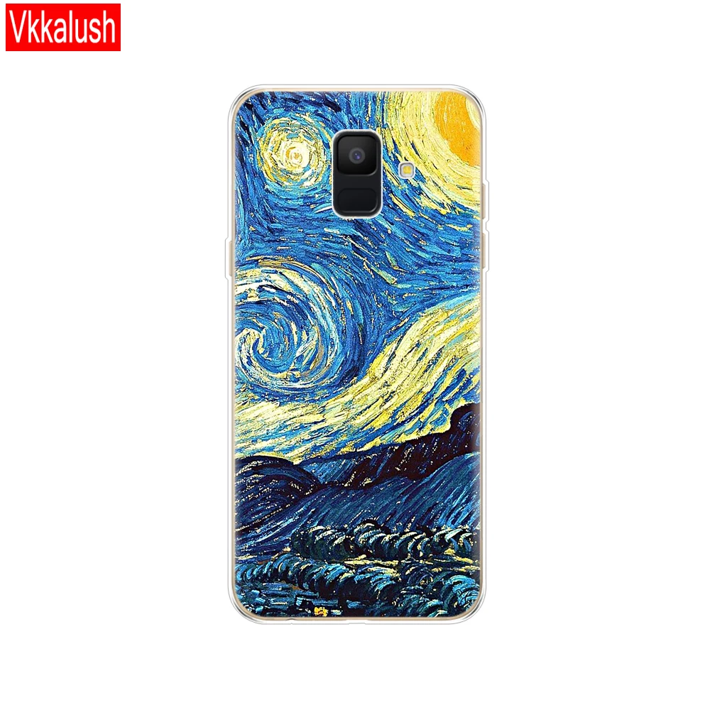 Силиконовый чехол для Samsung Galaxy A6 2018 SIM SM A600 A600F samsung plus A605 A605F защитный из ТПУ |