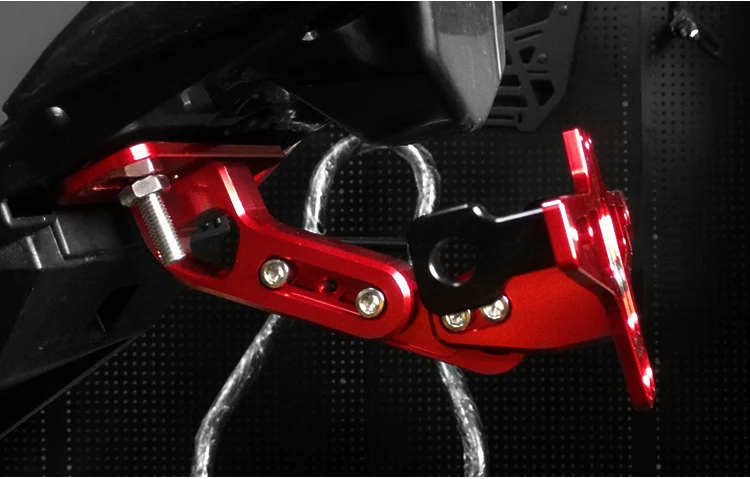 

Motorcycle Adjustable Angle Aluminum License Number Plate Frame Holder Bracket For 1190 Adventure/R Super Adventure 1290