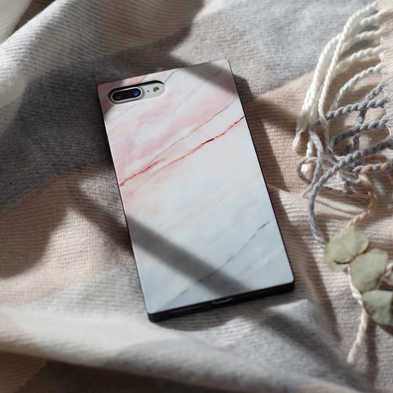 AKI Marble Phone Case for Cover iPhone 7 Luxury Granite Stone Pattern Soft Cilicone Conque 8 6 6s Plus X |