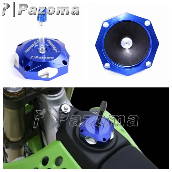 Мотоциклетная синяя крышка PAZOMA CNC Крышка Резервуара топливного бака s для Suzuki LT-R450