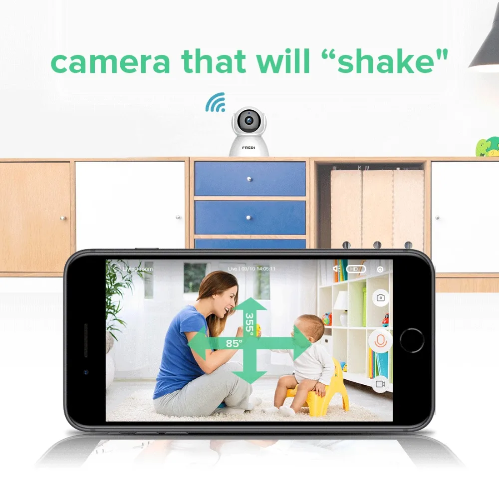WNK 1080 P/720 P домашняя ip-камера безопасности Wi-Fi Беспроводной Детский монитор камера