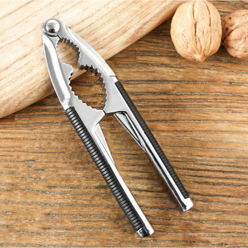 Nutcracker Zinc Alloy Kitchen Tools Practical Supplies Nuts Clip Walnut Cracker Multifunction Accessories Gadget | Дом и сад