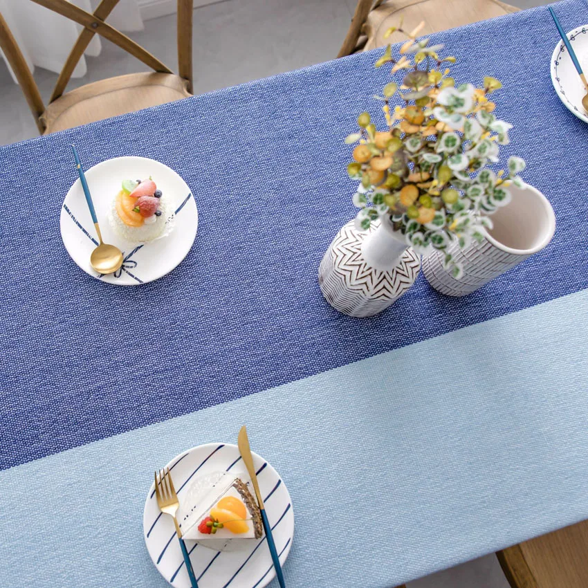 Скатерть большого размера для кухни гостиной ткань обеденного стола домашнее