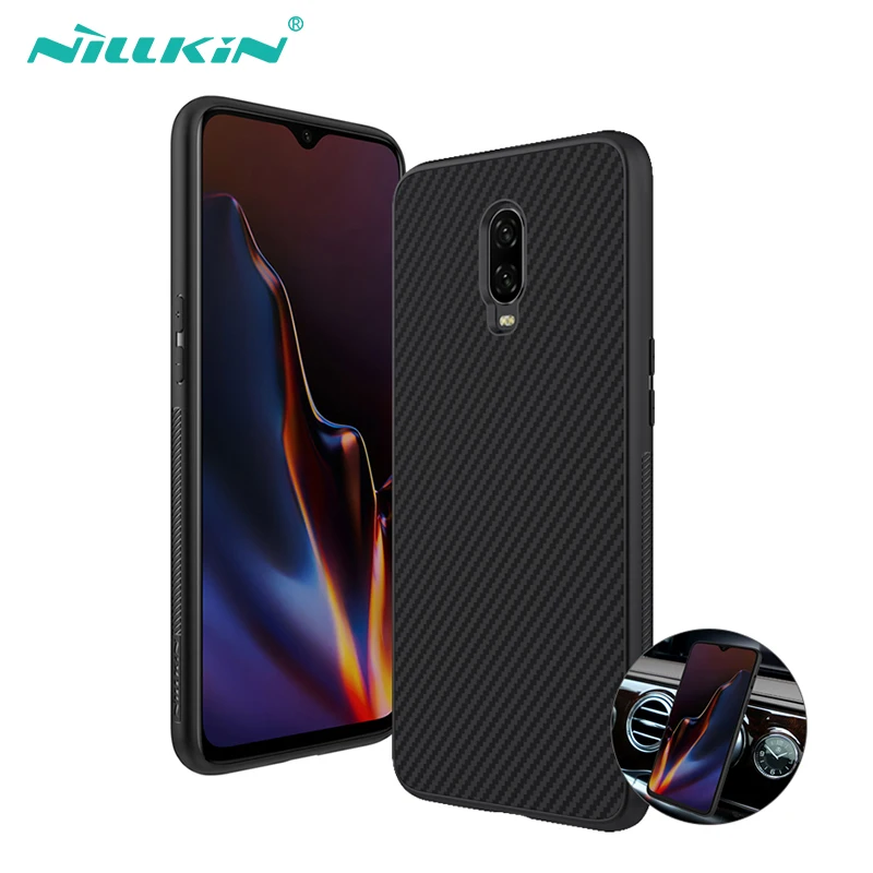 Чехол для oneplus 6t Nillkin из синтетического волокна углеродного полипропилена