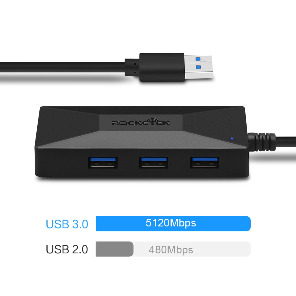 Rocketek USB 3,0 к Rj45 концентратор гигабитный Ethernet адаптер 1000 Мбит/с для Xiaomi Mi Box 3/S 4 4c se Android tv телеприставка Сетевая карта Lan