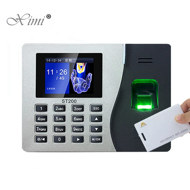 Новое поступление ZK Биометрический отпечаток пальца посещаемость времени с RFID
