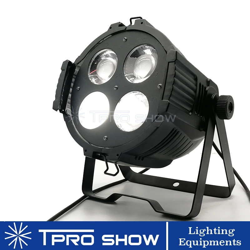 LED PAR COB 4x25 Вт белый цвет регулируемый DMX 512 100 Точечный светильник с затемнением