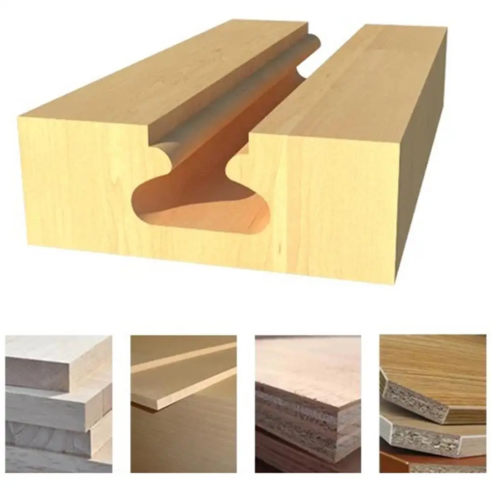 

1/2 Shank Woodworking Cutter Professional Nail Cutter Drawer Cutter Handle Bit Grooving Cutter