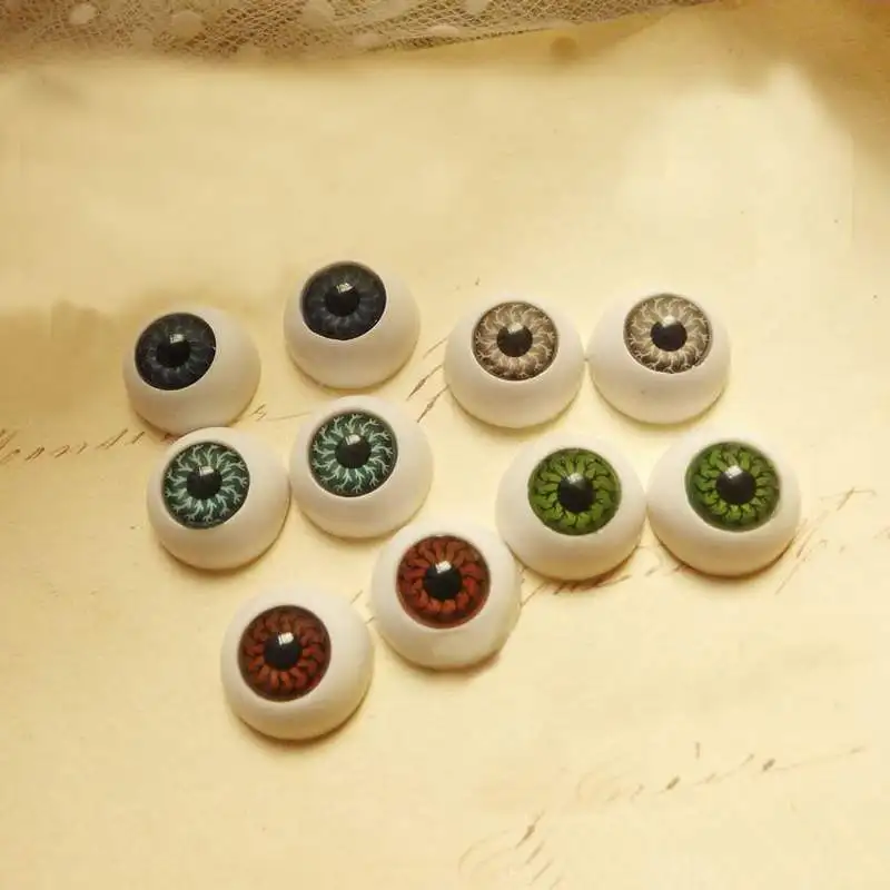 8 шт. полукруглые Акриловые Глаза для кукол 15 мм|halloween diy|halloween eyeballhalloween eyes |