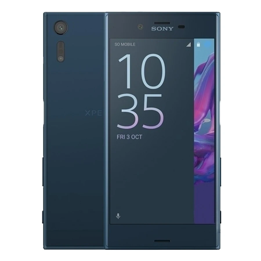 Blue Разблокированный sony Xperia XZ F8331 3 ГБ ОЗУ 32 Гб ПЗУ GSM 4G LTE Android четырехъядерный 5," ips 23MP wifi отпечаток пальца gps 2900 мАч - Цвет: Blue