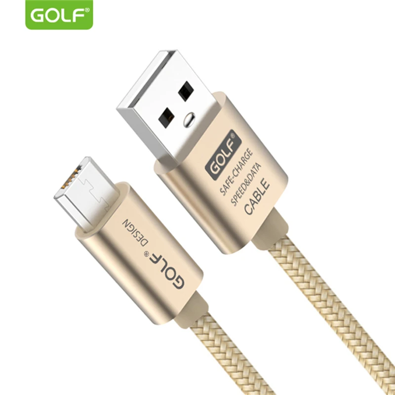GOLF 3 М металлический Плетеный Micro USB кабель для Huawei Mate 8 Samsung S6 S7 LG G3 G4 V10 телефона Android