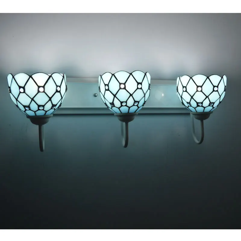 Настенный светильник Tiffany настенное бра в виде Русалочки прикроватное зеркало