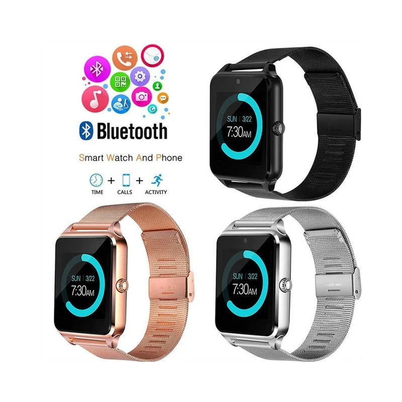 GT08 плюс металлические умные часы ремешок Z60 Bluetooth Smartwatch поддержка телефонных звонков Sim TF карта Android IOS часы наручные PK S8 Q9