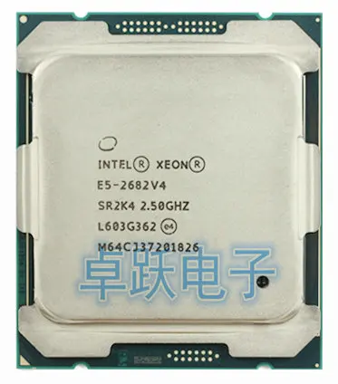 Оригинальный процессор E5 2682v4 Intel Xeon 2 50 ГГц 16 ядер 40 Мб кэш памяти 2682 V4 DDR4 2400 МГц TPD 120