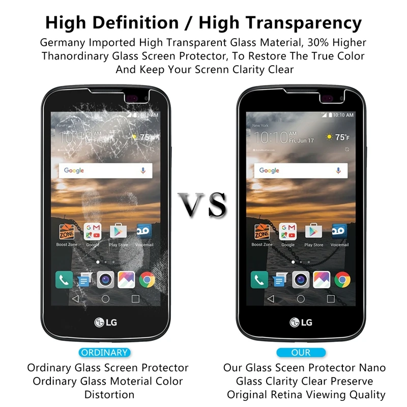2.5D 0 26 мм 9H Премиум Закаленное стекло для LG K3 LTE K 3 K100 K100DS LS450 4 5 дюймов защитная