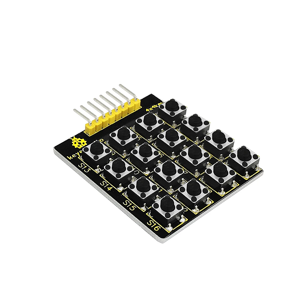 Keyestudio 8pin 4x4 44 матрица 16 кнопок клавиатура модуль для Arduino DIY Kit|Аксессуары