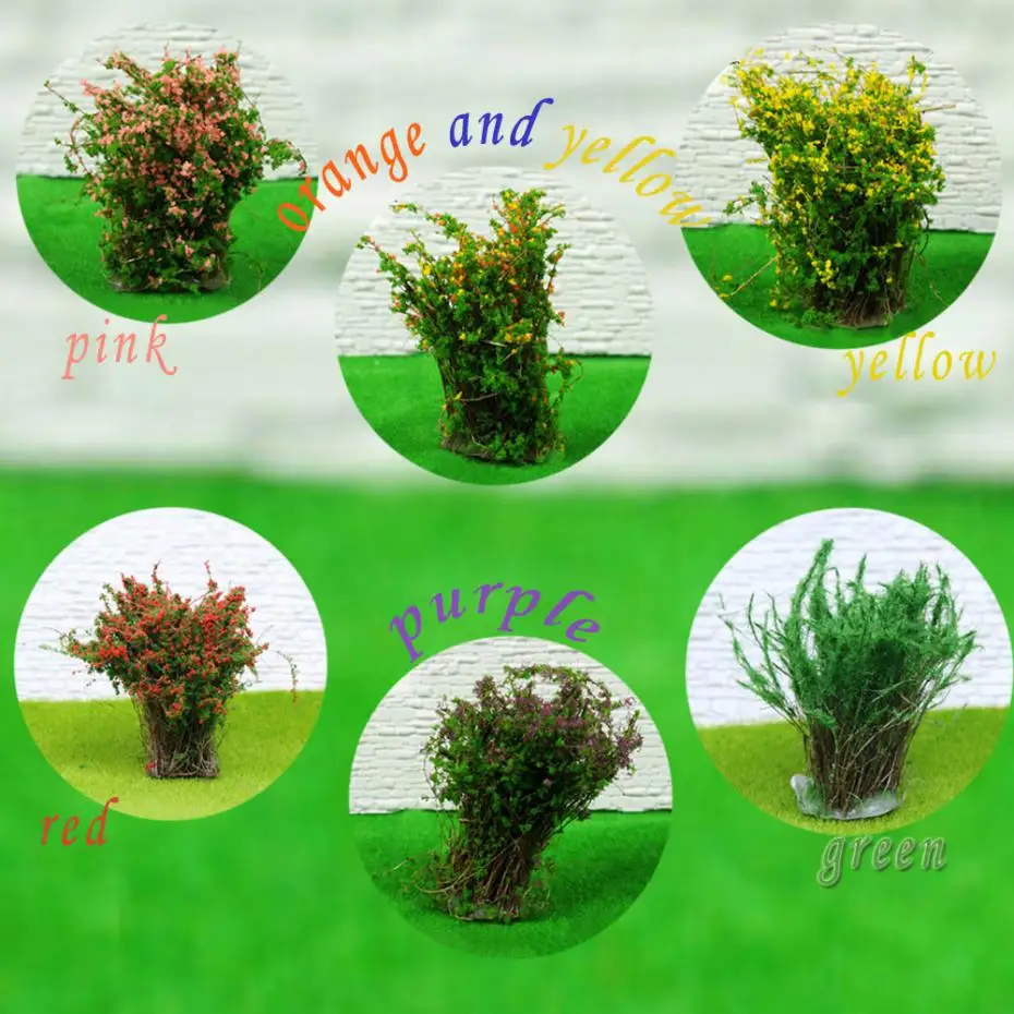 Красочный 4 шт. окно для кукольного домика пейзаж модель ландшафта крышка земли