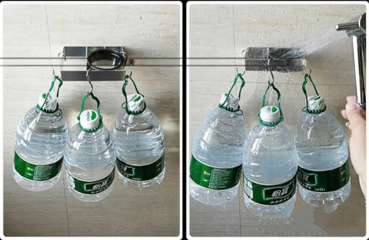 

Durable Hair Dryer Holder AluminiumPlastic Wall Mount Hair Dryer Rack Stand And Organizer Bathroom Drier Comb Rack Storage Brush