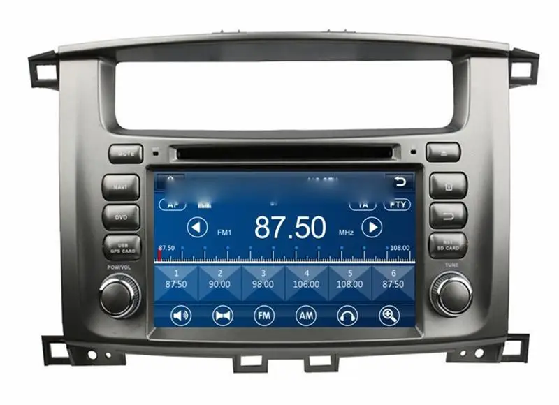 7 дюймовый автомобильный DVD плеер с GPS (опционально) аудио радио стерео USB/SD AUX BT/TV