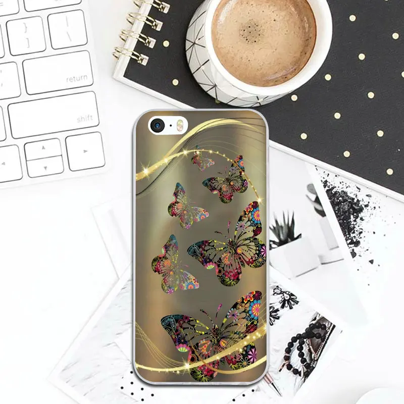 Мягкие ТПУ Силиконовые чехлы для сотовых телефонов iPhone 6 6S 7 8 Plus X XR XS Max 5 5S SE 5C 4 4S Coque