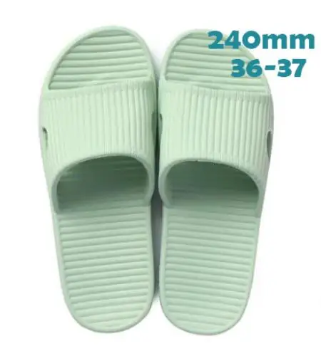 Light green 240mm Xiaomi youpin/тапочки; мягкие женские, мужские, детские сандалии; нескользящие домашние тапочки для душа; Детские повседневные тапочки для семьи - Цвет: Light green 240mm