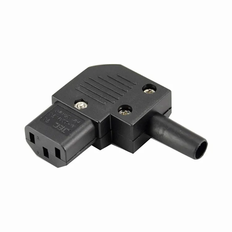 IEC C13 горизонтальный коннектор 125 в 250 90|iec c13 angled|iec angleplug |