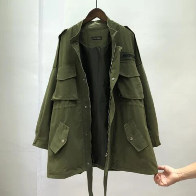 Весна и осень Новый оснастки куртка bf Harajuku свободный досуг порт ветер ретро