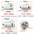 Сменный двигатель для MAKITA 6260D 6260DWE 6261DWE 6270D 6270DWE 6280D 6280DWE 6281DWE 6281DWE 6281DWE, 14 зубьев, для замены двигателя на 9,6 В, 12 В, 14,4 В