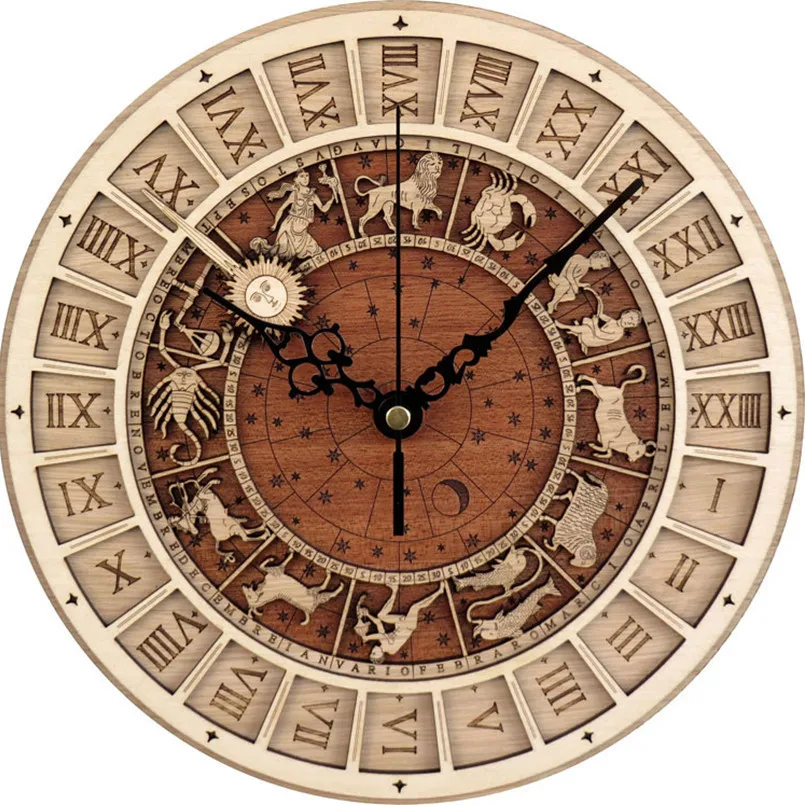 Новые 3D винтажные Созвездие большие настенные часы для украшения дома супер