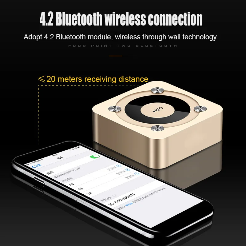 Bluetooth Колонка со светодиодной подсветкой портативная беспроводная мини колонка