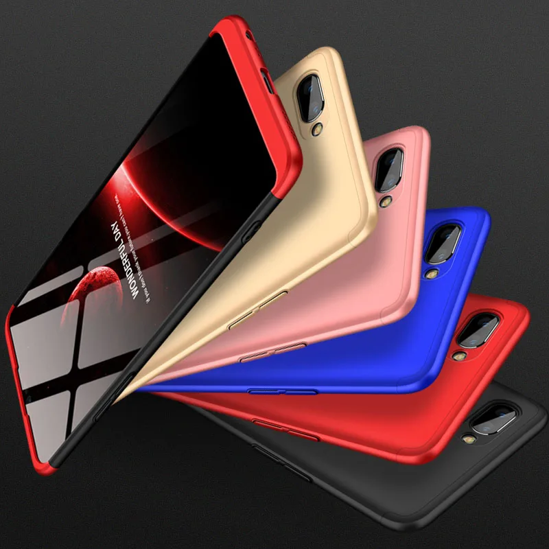 FGHGF чехол для OPPO K1 R15X матовый Жесткий ПК 3 в 1 дизайн задняя крышка Realme 2 Pro U1