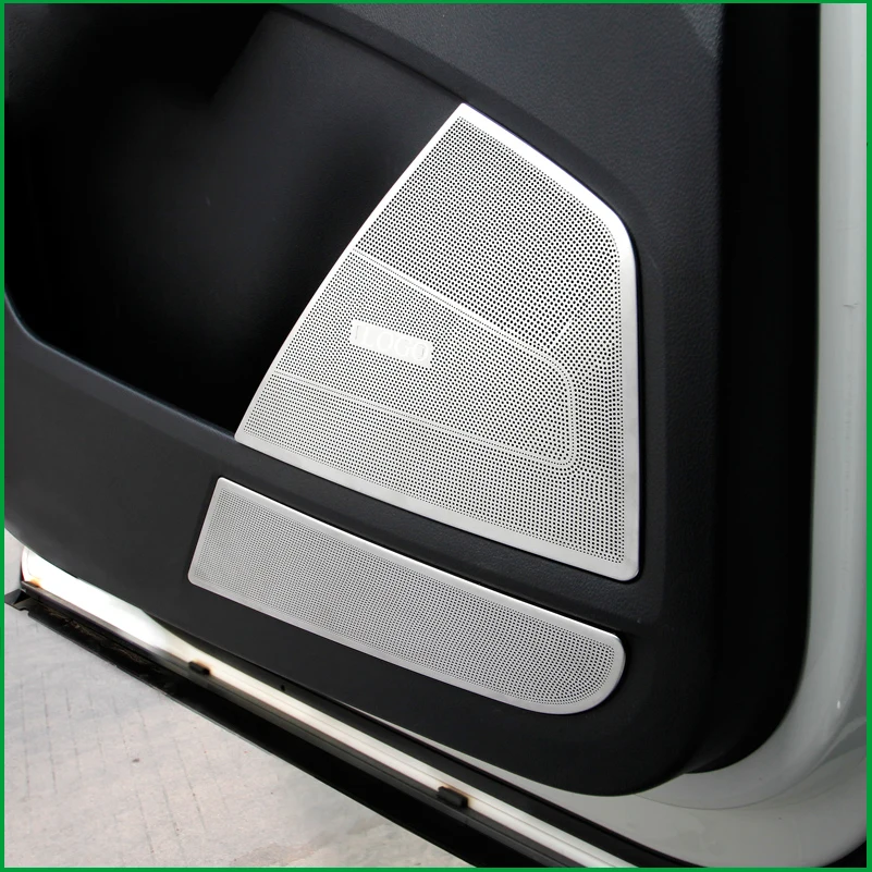 Для Skoda Kodiaq 2017 2018 Stainlsess стальная Межкомнатная дверь А столб ручка динамик звук
