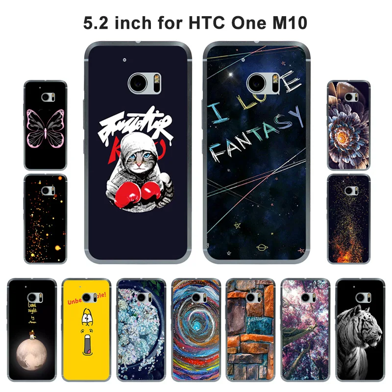 Чехол для телефона Fundas чехол HTC One M10 Ультра мягкий ТПУ Силиконовый Модный с